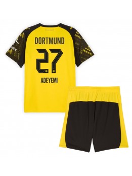 Borussia Dortmund Karim Adeyemi #27 Replika Hemmakläder Barn 2025-26 Kortärmad (+ byxor)